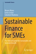 Cover: Sustainable Finance for SMEs - Springer