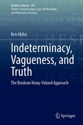 Cover: Indeterminacy, Vagueness, and Truth - Springer