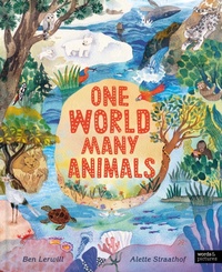Enlarge image Cover: One World, Many Animals - Words & Pictures