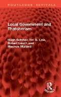 Abbildung von: Local Government and Thatcherism - Routledge