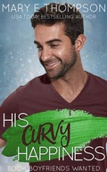 Cover: His Curvy Happiness (Book Boyfriends Wanted, #20) - Mary E Thompson