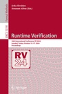Cover: Runtime Verification - Springer