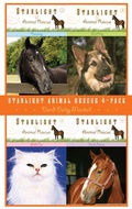 Cover: Starlight Animal Rescue 4-Pack: Runaway / Mad Dog / Wild Cat / Dark Horse - Tyndale Kids