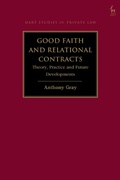 Abbildung von: Good Faith and Relational Contracts - Hart Publishing