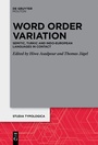 Cover: Word Order Variation - De Gruyter Mouton