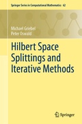 Cover: Hilbert Space Splittings and Iterative Methods - Springer