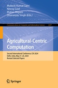Cover: Agricultural-Centric Computation - Springer