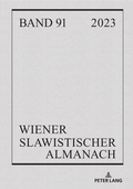 Cover: Wiener Slawistischer Almanach Band 91/2023 - Peter Lang Verlag