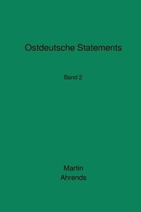 Enlarge image Cover: Ostdeutsche Statements - epubli