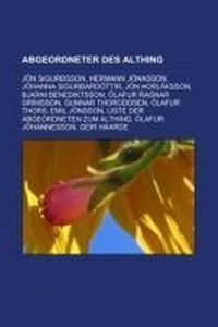 Abbildung von: Abgeordneter Des Althing - Books LLC, Wiki Series
