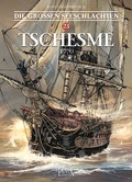 Abbildung von: Die Großen Seeschlachten / Tschesme - 1770 - Finix Comics e.V.