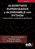 Cover: Algoritmos supervisados y de ensamble con python - Ediciones de la U
