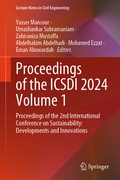 Cover: Proceedings of the ICSDI 2024 Volume 1 - Springer