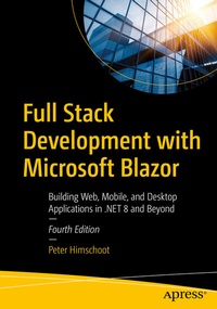 Enlarge image Cover: Full Stack Development with Microsoft Blazor - APress