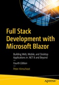 Cover: Full Stack Development with Microsoft Blazor - APress