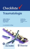 Cover: Checkliste Traumatologie - Thieme