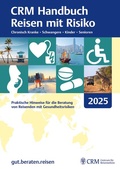 Cover: CRM Handbuch Reisen mit Risiko 2025 - CRM Centrum f&uuml;r Reisemedizin GmbH