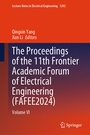 Cover: The Proceedings of the 11th Frontier Academic Forum of Electrical Engineering (FAFEE2024) - Springer