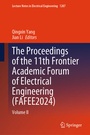 Cover: The Proceedings of the 11th Frontier Academic Forum of Electrical Engineering (FAFEE2024) - Springer