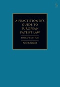 Cover: A Practitioner's Guide to European Patent Law - Hart Publishing