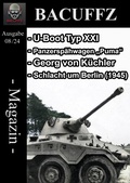 Cover: Bacuffz Magazin Ausgabe 8 - BACUFFZ / Kriegstageb&uuml;cher