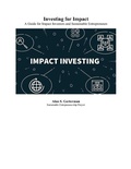 Cover: Investing for Impact: A Guide for Impact Investors and Sustainable Entrepreneurs - Sustainable Entrepreneurship Project