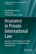 Cover: Insurance in Private International Law - Springer