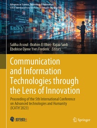 Enlarge image Cover: Communication and Information Technologies through the Lens of Innovation - Springer