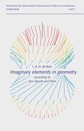 Cover: Imaginary elements in geometry - Verlag am Goetheanum