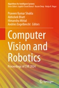 Cover: Computer Vision and Robotics - Springer