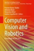 Cover: Computer Vision and Robotics - Springer