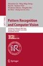 Cover: Pattern Recognition and Computer Vision - Springer