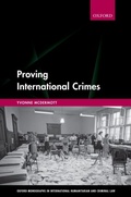 Cover: Proving International Crimes - OUP eBook