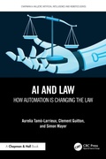 Cover: AI and Law - Chapman & Hall/CRC