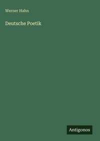 Enlarge image Cover: Deutsche Poetik - Antigonos Verlag