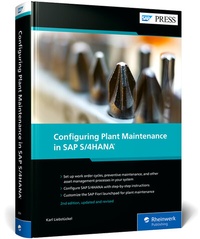 Abbildung von: Configuring Plant Maintenance in SAP S/4HANA - SAP PRESS