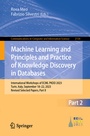 Cover: Machine Learning and Principles and Practice of Knowledge Discovery in Databases - Springer
