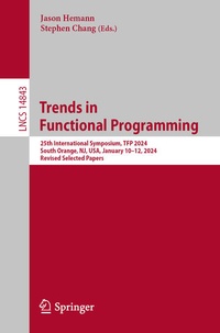 Enlarge image Cover: Trends in Functional Programming - Springer