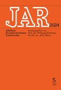 Cover: JAR 2024 - St&auml;mpfli Verlag AG