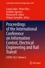 Cover: Proceedings of the International Conference on Information Control, Electrical Engineering and Rail Transit - Springer