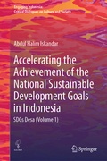 Cover: Accelerating the Achievement of the National Sustainable Development Goals in Indonesia - Springer