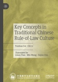 Cover: Key Concepts in Traditional Chinese Rule-of-Law Culture - Palgrave Macmillan