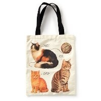 Abbildung von: Moody Cats Canvas Tote - Galison