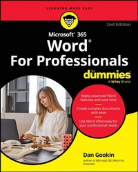 Enlarge image Cover: Microsoft 365 Word For Professionals For Dummies - Wiley