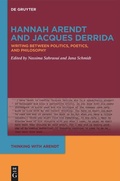 Cover: Hannah Arendt and Jacques Derrida - De Gruyter