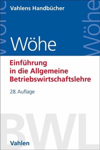Abbildung von: Einführung in die Allgemeine Betriebswirtschaftslehre - Vahlen