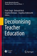 Cover: Decolonising Teacher Education - Springer