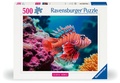 Cover: Erwachsenenpuzzle "Colorful Animals" 500 Teile - Rotfeuerfisch - Ravensburger