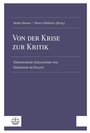 Cover: Von der Krise zur Kritik - Evangelische Verlagsanstalt