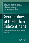 Cover: Geographies of the Indian Subcontinent - Springer